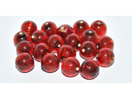 Lamp Beads - 10mm -with Silver plates