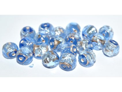 Lamp Beads - 10mm -with Silver plates