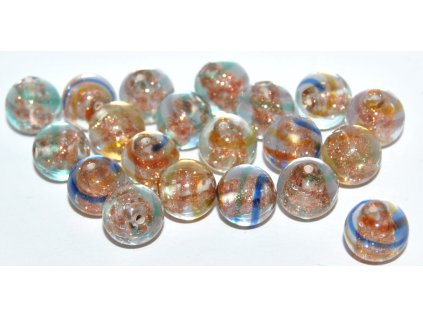 Lamp Beads - 10mm -with Aventurine