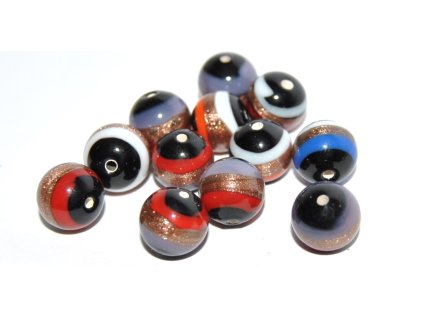 Lamp Beads - 10mm -with Aventurine