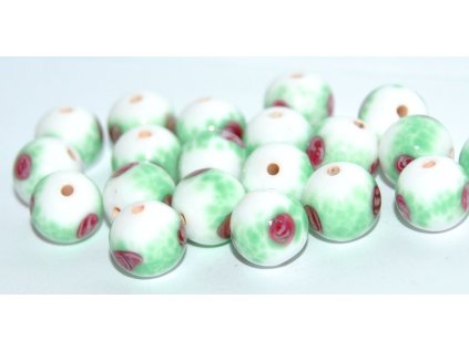 Lamp Beads - Flower in the bead - 10mm