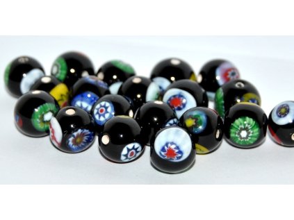 Lamp Beads - Flower in the bead - 10mm