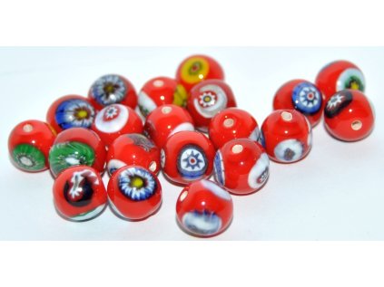 Lamp Beads - Flower in the bead - 10mm