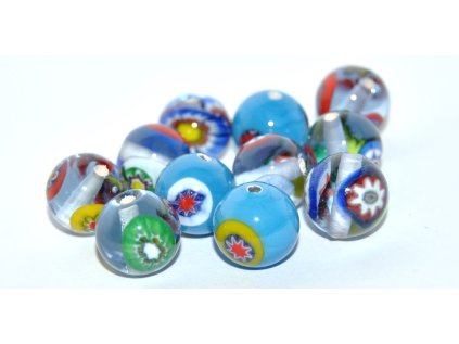 Lamp Beads - Flower in the bead - 10mm