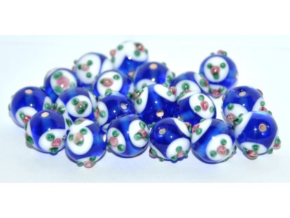 Lamp Beads - Flower in the bead - 10mm
