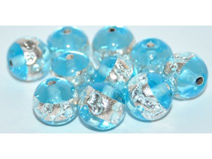 Lamp Beads - 10mm -with Silver plates