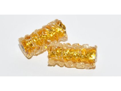 Lamp Beads - Roller 22x11mm with silver plate