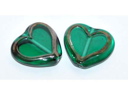 Hearts 22x24mm-Lamp Beads