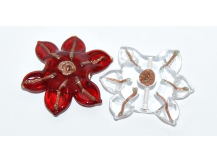 Lamp Beads - Flower 36x32mm