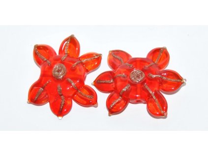 Lamp Beads - Flower 28x24mm