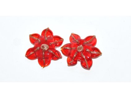 Lamp Beads - Flower 26x22mm