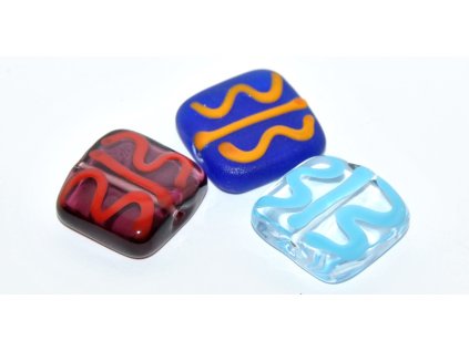 Lamp Beads - Square 23mm