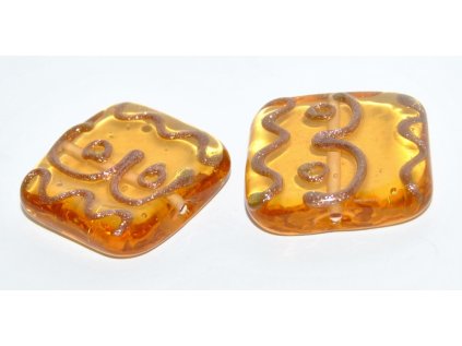 Square 24mm -Lamp Beads