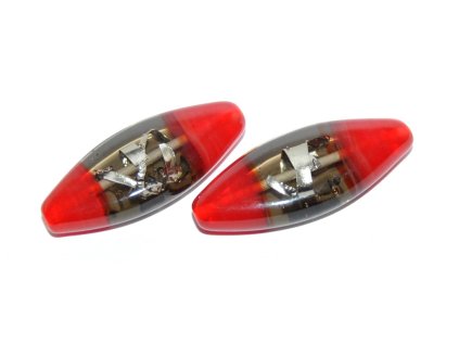 Lamp Beads - Oval 33x15mm