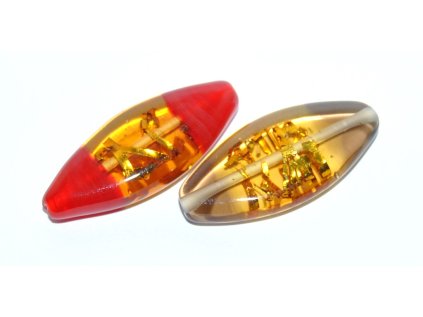 Lamp Beads - Oval 33x15mm