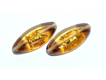 Lamp Beads - Oval 30x12mm