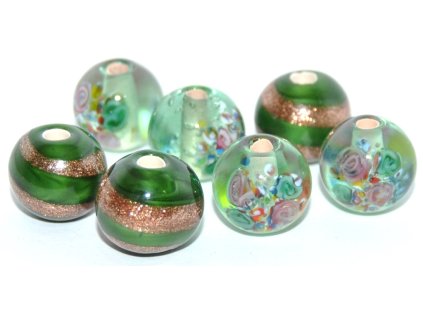 Lamp Beads BIG HOLE - 12mm -ball