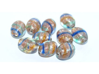 Lamp Beads - 12x9mm -oval
