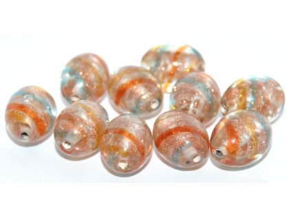 Lamp Beads - 12x9mm -oval