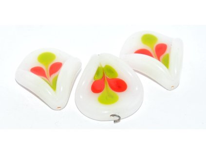 Lamp Beads - 34x28mm -Leaf