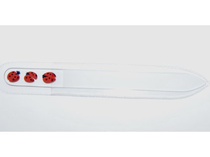 Glass nail files -Ladybird    double-sided