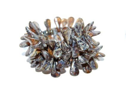 Pressed beads -ears- 18x9mm