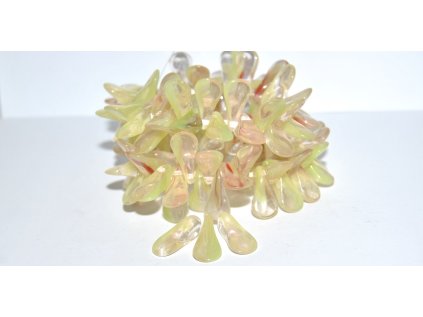 Pressed beads -ears- 18x9mm