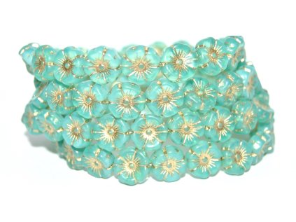 Hawaii flowers - 12mm URAN GLASS