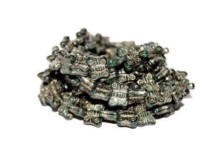 Mačkané perle - Motýl