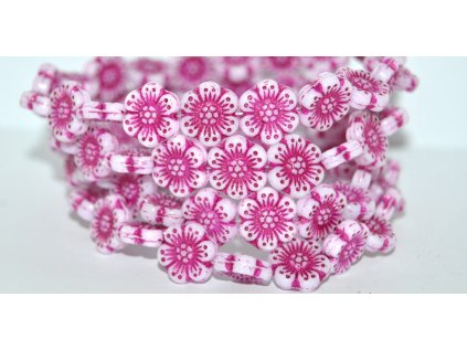 Flowers 14mm - Pressed beads