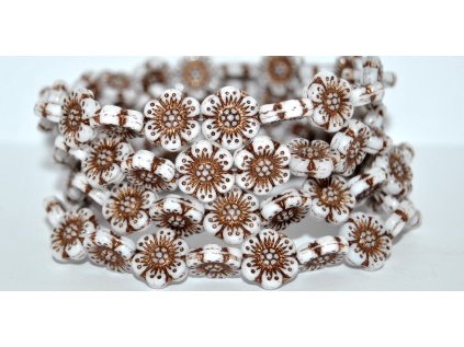 Flowers 14mm - Pressed beads