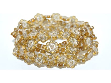 Flowers 14mm - Pressed beads