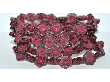 Flowers 14mm - Pressed beads