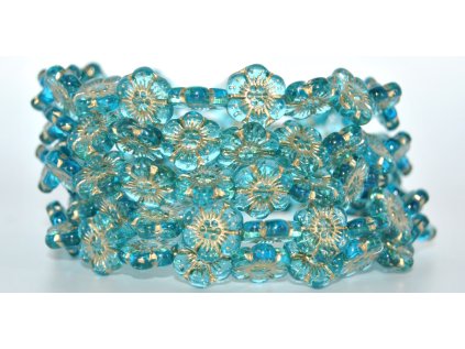 Flowers 14mm - Pressed beads