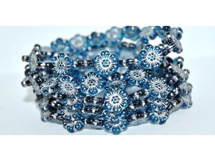 Flowers 14mm - Pressed beads