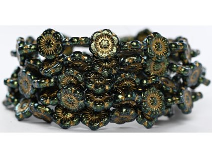 Flowers 14mm - Pressed beads