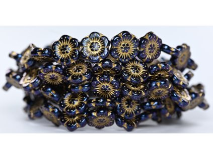 Flowers 14mm - Pressed beads