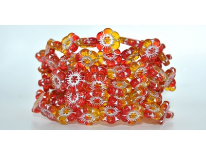 Flowers 14mm - Pressed beads