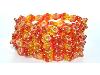 Flowers 14mm - Pressed beads