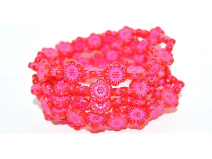 Flowers 14mm - Pressed beads