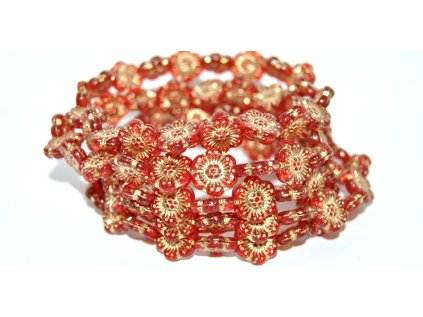 Flowers 14mm - Pressed beads