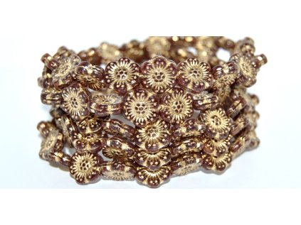 Flowers 14mm - Pressed beads