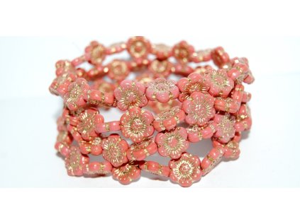 Flowers 14mm - Pressed beads