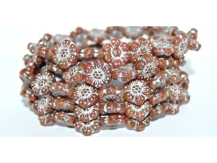 Flowers 14mm - Pressed beads