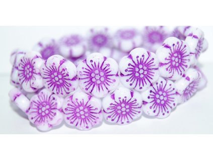 Flowers - 18mm - Pressed beads