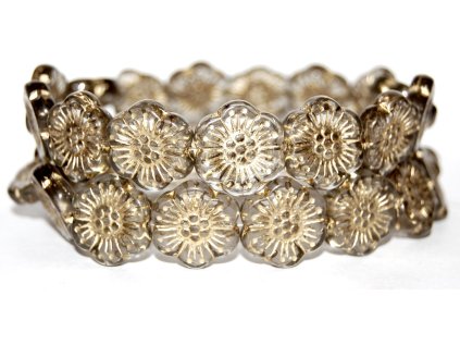 Flowers - 18mm - Pressed beads