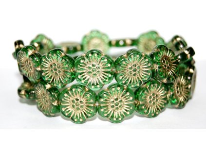 Flowers - 18mm - Pressed beads