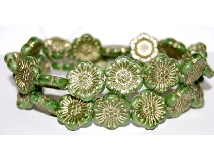 Flowers - 18mm - Pressed beads