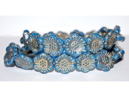 Flowers - 18mm - Pressed beads