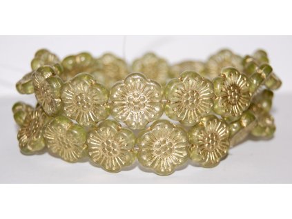 Flowers - 18mm - Pressed beads